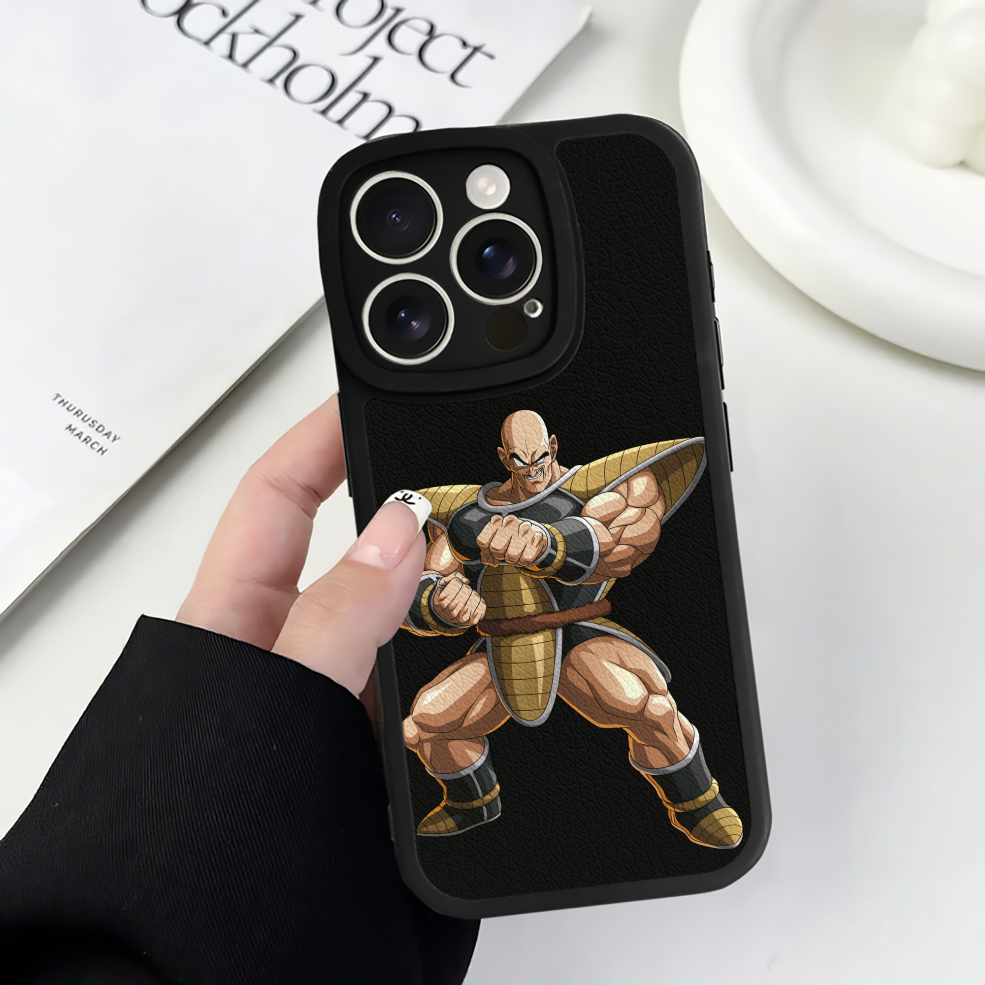 （画像用） ドラゴンボール DRAGON BALL 【iPhone 16シリーズ対応】シリコンスマホケース（レザー調） 材質：シリコン